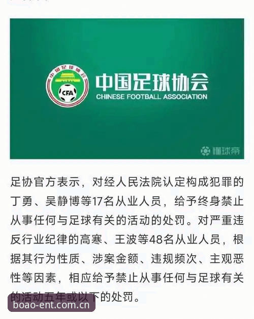 中国足协第三批禁足名单公布后，博澳娱乐全平台如何解读这场反腐风暴？